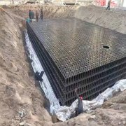 雨水收集器PP模块市政学校公园下雨水回收装置蓄水池海绵城市*