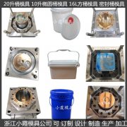 大型 涂料桶模具	机油桶模具 定做厂家