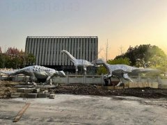 合肥恐龙不锈钢镜面雕塑 景观不锈钢雕塑 304雕塑工厂