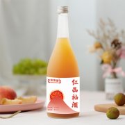 红西柚酒定制代加工生产批发地 瓶装果露酒贴牌OEM/odm批