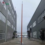 森林防火FRP玻璃钢避雷针 防侧击绝缘接闪杆25米30米